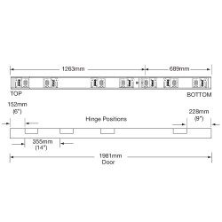 H/JIG/C Hinge jig Skeleton two part in case