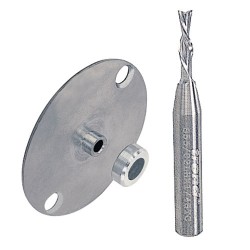 INLAY/KIT/A Inlay kit with 3.2mm cutter 1/4 Solid tungsten