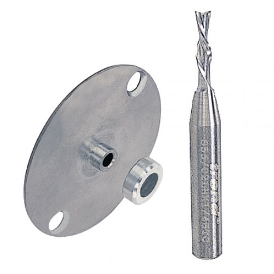 INLAY/KIT/A Inlay kit with 3.2mm cutter 1/4 Solid tungsten