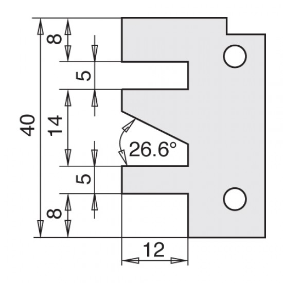 IT/3108686 TC prf/cprf blade 4 26x40x2 1 off