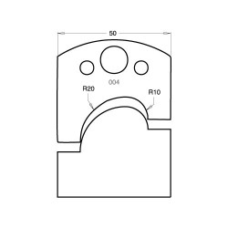 IT/3300450 Knife 50mm tool steel (pair)