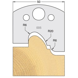 IT/3300550 Knife 50mm tool steel (pair)