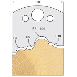 IT/3300850 Knife 50mm tool steel (pair)
