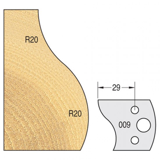 IT/3300940 Knife 40mm x 4mm tool steel (pair)