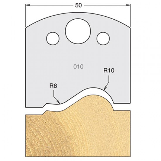 IT/3301050 Knife 50mm tool steel (pair)