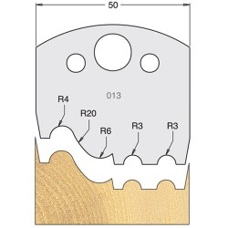IT/3301350 Knife 50mm tool steel (pair)