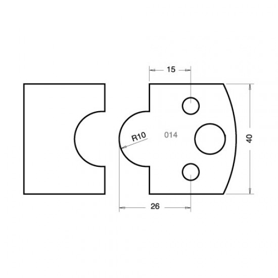 IT/3301440 Knife 40mm x 4mm tool steel (pair)