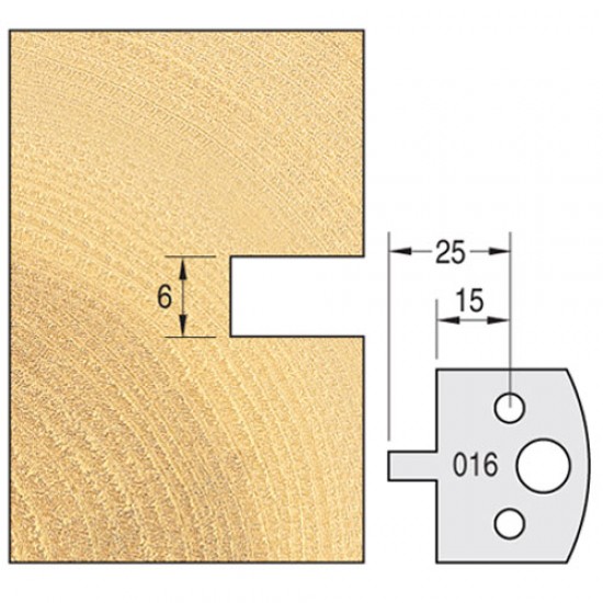 IT/3301640 Knife 40mm x 4mm tool steel (pair)