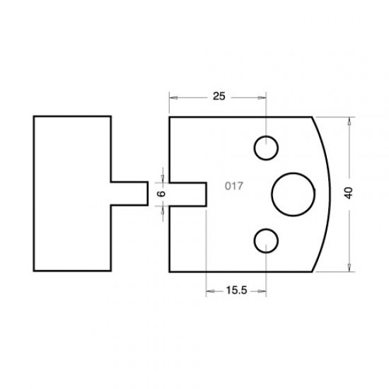 IT/3301742 Knife 40mm x 4mm TCT (Hw) (pair)