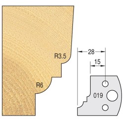 IT/3301940 Knife 40mm x 4mm tool steel (pair)