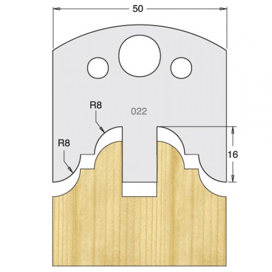 IT/3302250 Knife 50mm tool steel (pair)