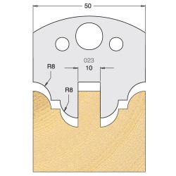 IT/3302350 Knife 50mm tool steel (pair)