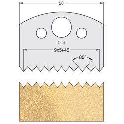 IT/3302450 Knife 50mm tool steel (pair)