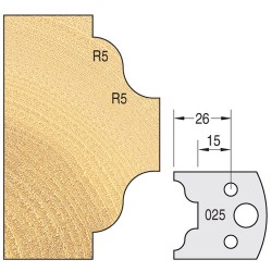IT/3302540 Knife 40mm x 4mm tool steel (pair)