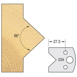 IT/3303440 Knife 40mm x 4mm tool steel (pair)