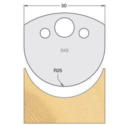 IT/3304350 Knife 50mm tool steel (pair)