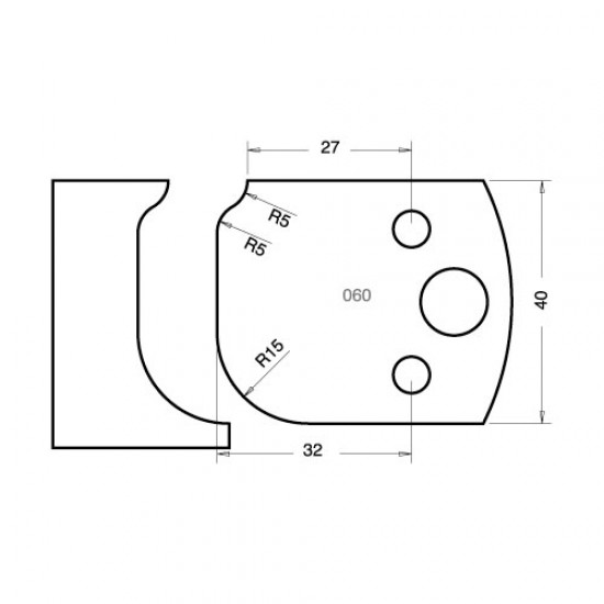IT/3306040 Knife 40mm x 4mm tool steel (pair)