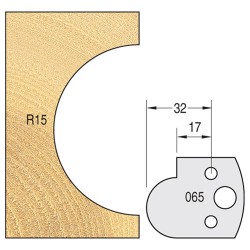 IT/3306540 Knife 40mm x 4mm tool steel (pair)