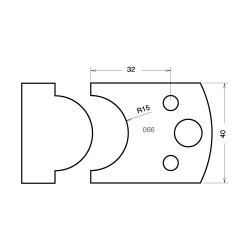 IT/3306640 Knife 40mm x 4mm tool steel (pair)