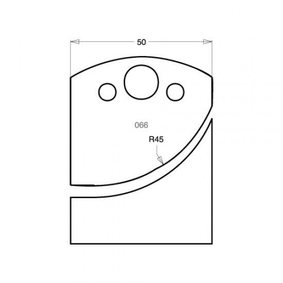 IT/3306650 Knife 50mm tool steel (pair)