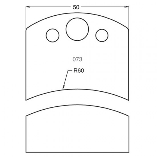 IT/3307350 Knife 50mm x 4mm tool steel (pair)