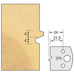 IT/3307440 Knife 40mm x 4mm tool steel (pair)