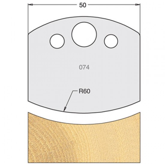 IT/3307450 Knife 50mm x 4mm tool steel (pair)