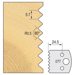 IT/3307740 Knife 40mm x 4mm tool steel (pair)