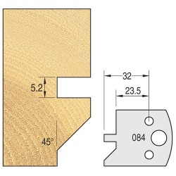 IT/3308440 Knife 40mm x 4mm tool steel (pair)