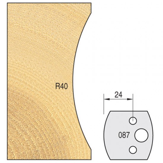 IT/3308740 Knife 40mm x 4mm tool steel (pair)