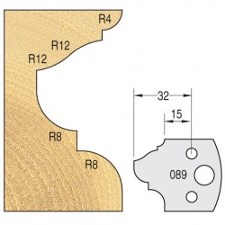 IT/3308940 Knife 40mm x 4mm tool steel (pair)