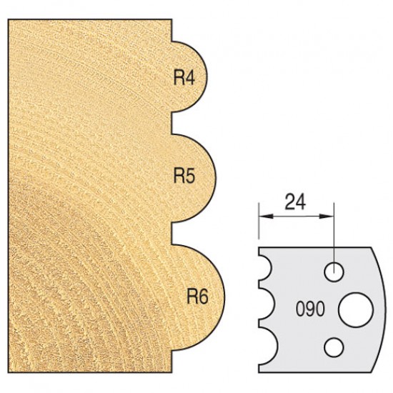 IT/3309040 Knife 40mm x 4mm tool steel (pair)