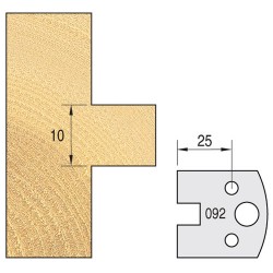 IT/3309240 Knife 40mm x 4mm tool steel (pair)