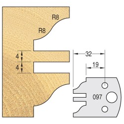 IT/3309740 Knife 40mm x 4mm tool steel (pair)