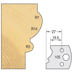IT/3310540 Knife 40mm x 4mm tool steel (pair)
