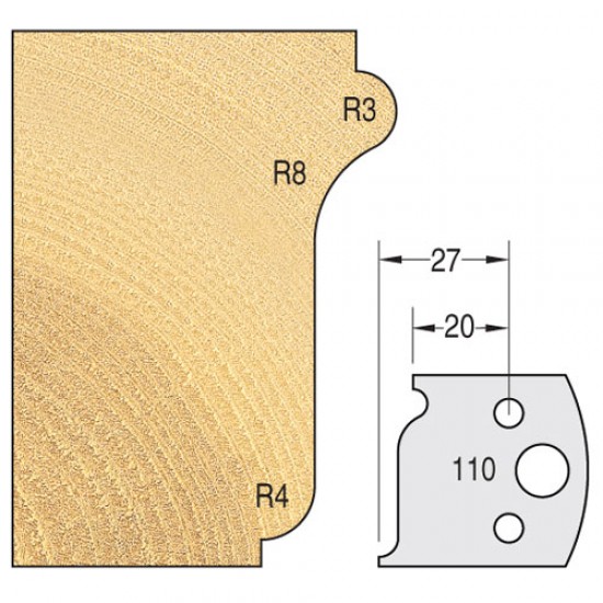 IT/3311040 Knife 40mm x 4mm tool steel (pair)