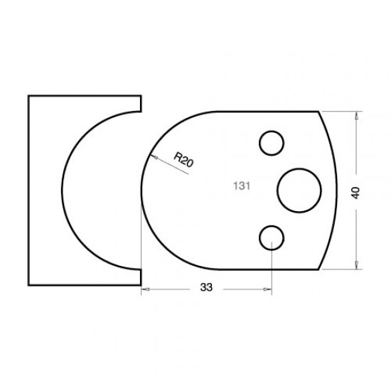 IT/3313140 Knife 40mm x 4mm tool steel (pair)