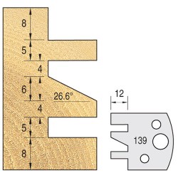 IT/3313940 Knife 40mm x 4mm tool steel (pr)139
