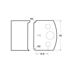 IT/3317040 Knife 40mm x 4mm tool steel (pair)170