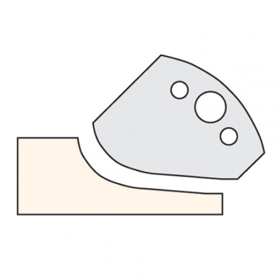 IT/3370240 Knife 50mm x 5mm tool steel (pr)702