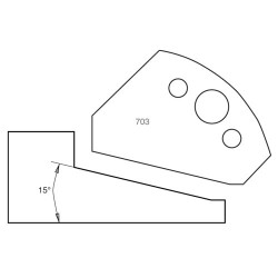 IT/3370343 Knife 50mm x 5mm HSS (pr)703