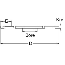 IT/7070011 Grooving Cutter 3mm 125X3X3