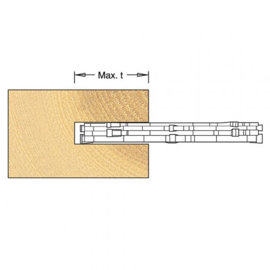 IT/7120941 Adjustable grooving cutter 125x3-18x30mm