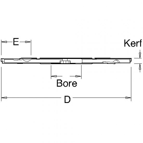 IT/7210067 Groove Cutter With Scorer 6mm 150X6X31.8