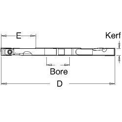 IT/7210147 Groove Cutter With Scorer 10mm 150X10X31.75