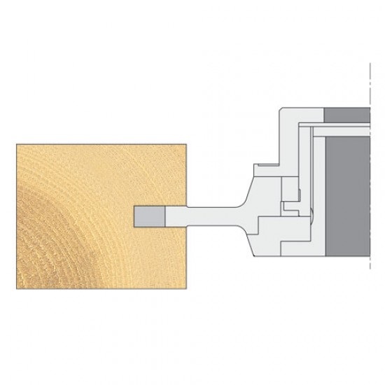 IT/7220081 Adjustable Groove Cutter With Scorer and Ring Nut 8-15mm