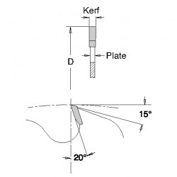 IT/90120506 Rip sawblade 350X30X4.4X28T