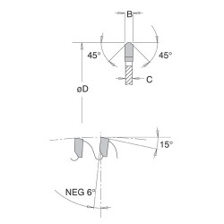 IT/90202857 MSAN-Non Ferrous sawblade 330X32X3.2X102T