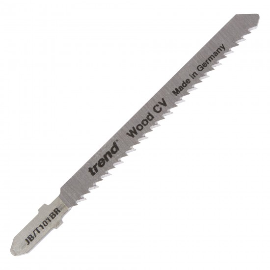 JB/T101BR/25 Jigsaw blade 100x2.5mm CV down-cut 25 pack
