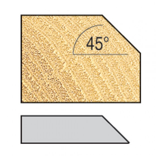 MB/05X1/4TC Mini guided chamfer 45 degree x 14.3mm diameter
